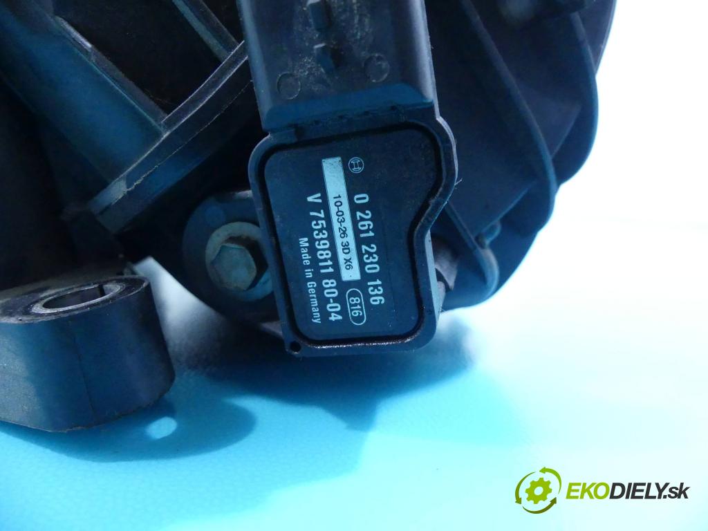 Citroen C3 Picasso 2008-2017 1.4 16v 95 HP manual 70 kW 1397 cm3 5- zvod nasávací V760573380 (Sacie potrubia)