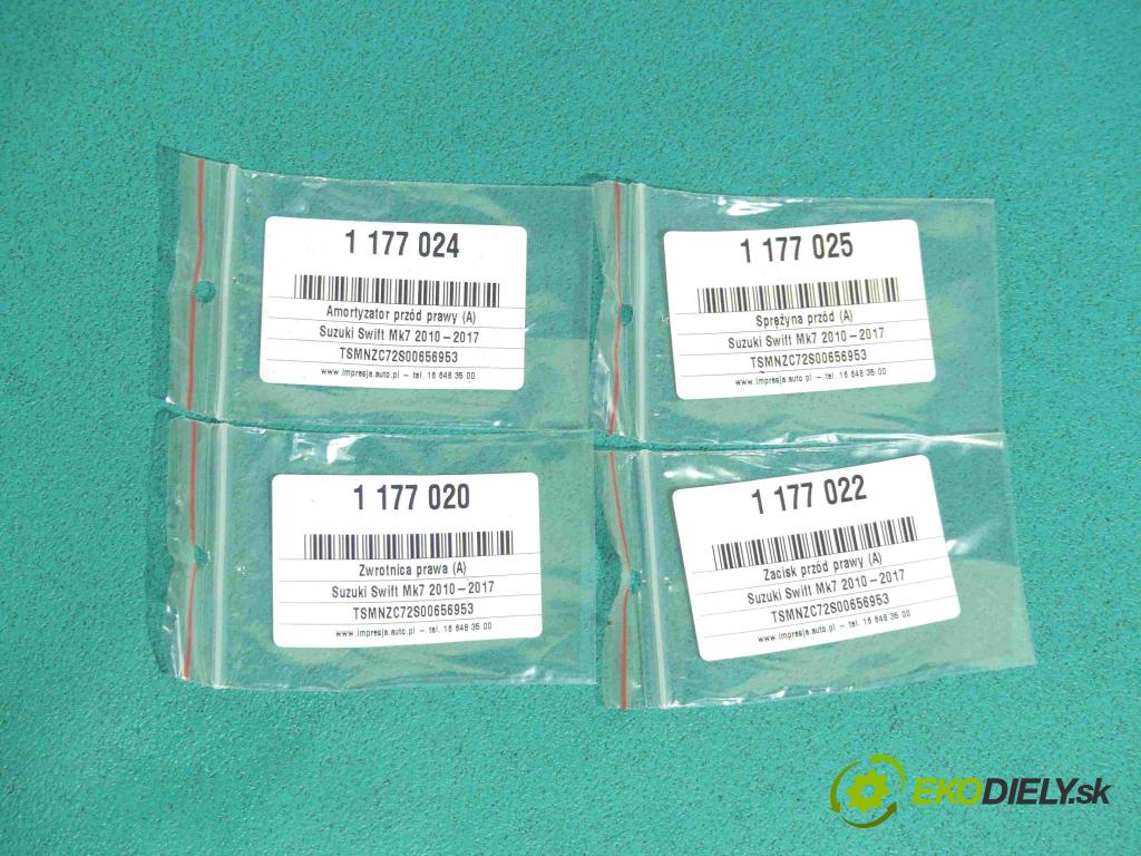 Suzuki Swift Mk7 2010-2017 1.2 16v 94 HP manual 69 kW 1242 cm3 5- náboj pravé  (Náboje)