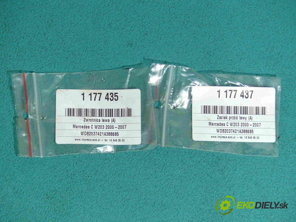Mercedes C W203 2000-2007 1.8 kompressor 163 HP manual 120 kW 1796 cm3 3- náboj ľavé  (Náboje)