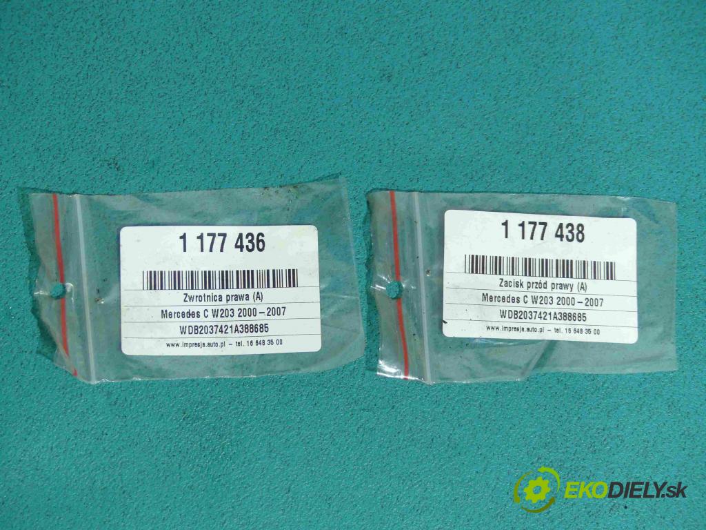 Mercedes C W203 2000-2007 1.8 kompressor 163 HP manual 120 kW 1796 cm3 3- náboj pravé  (Náboje)