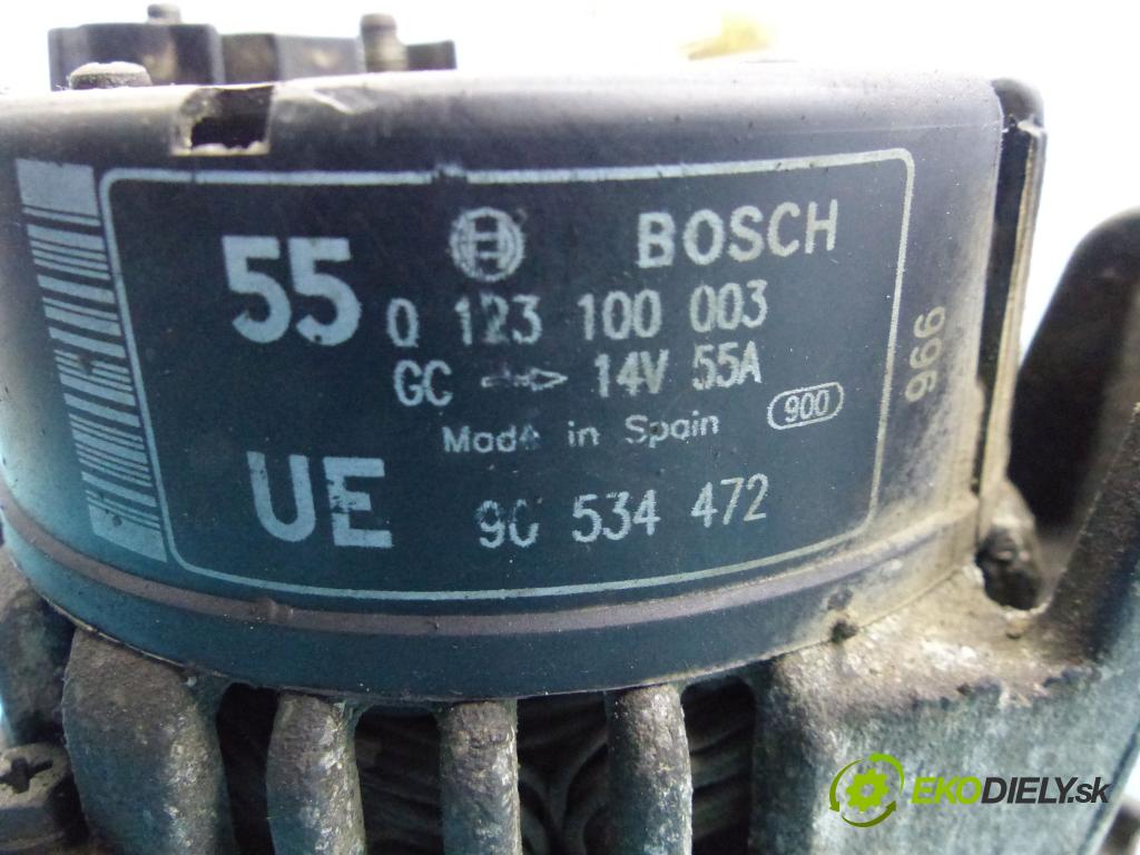 Opel Corsa B 1993-1999 1.0 12v 54 hp manual 40 kW 973 cm3 5- Alternator 0123100003 (Alternátory)