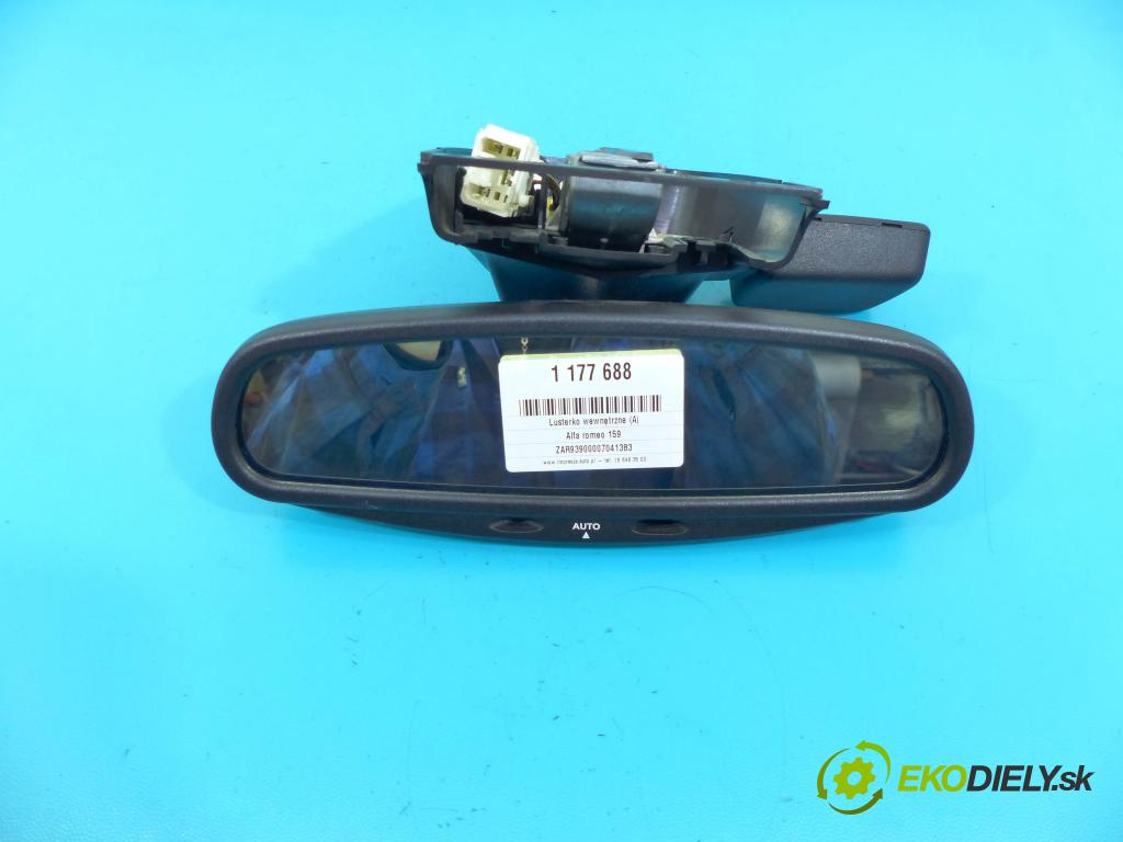 Alfa romeo 159 1.9 JTS 160 hp manual 118 kW 1859 cm3 4- zpětné zrcátko vnitřní 001560549040 (Světla vnitřní)