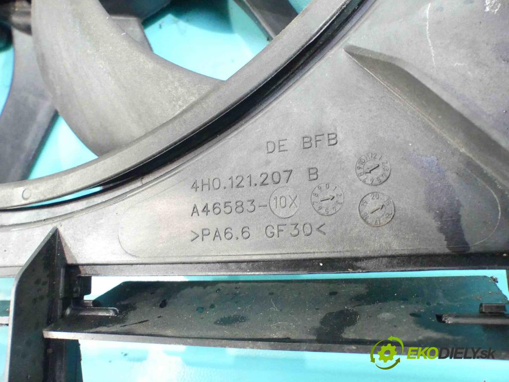 Audi A6 C7 2011-2018 3.0 TFSI 310HP automatic 228 kW 2995 cm3 4- Ventilátor chladiča 4H0121003N