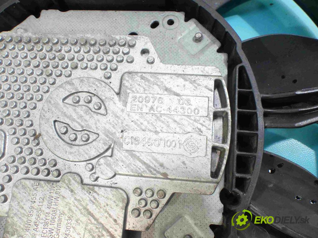 Audi A6 C7 2011-2018 3.0 TFSI 310HP automatic 228 kW 2995 cm3 4- Ventilátor chladiča 4H0121003N