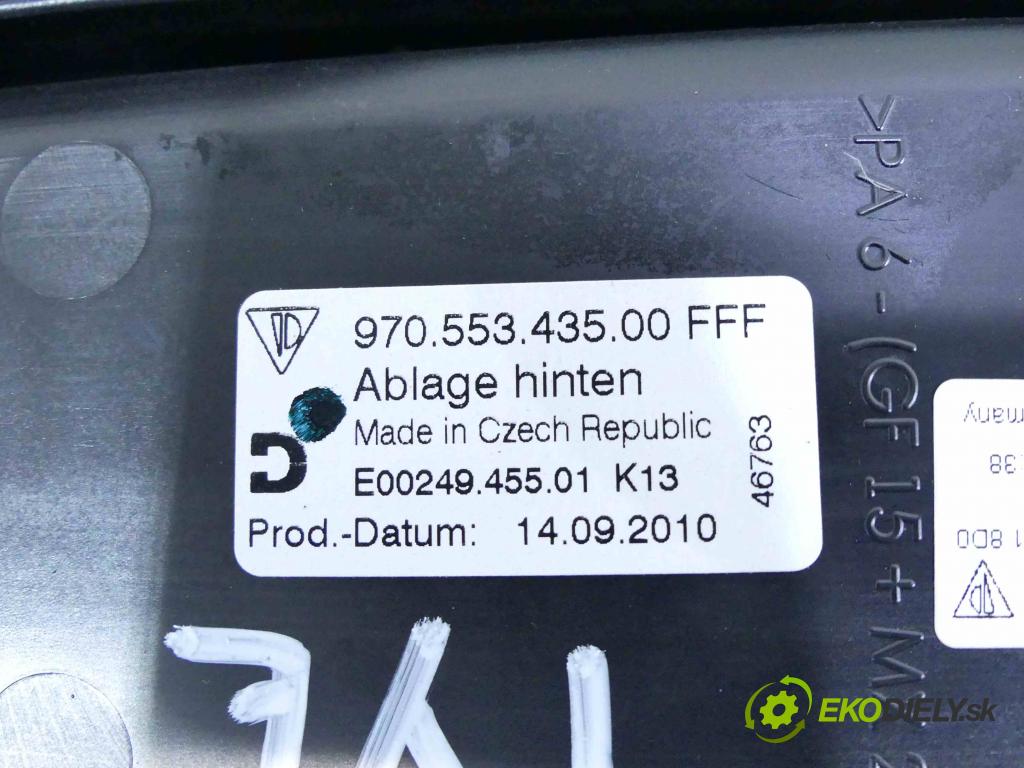 Porsche Panamera I 970 2009-2016 4.8 V8 400KM: automatic 294 kW 4806 cm3 5- operadlo 97055343500 (Lakťové opierky)