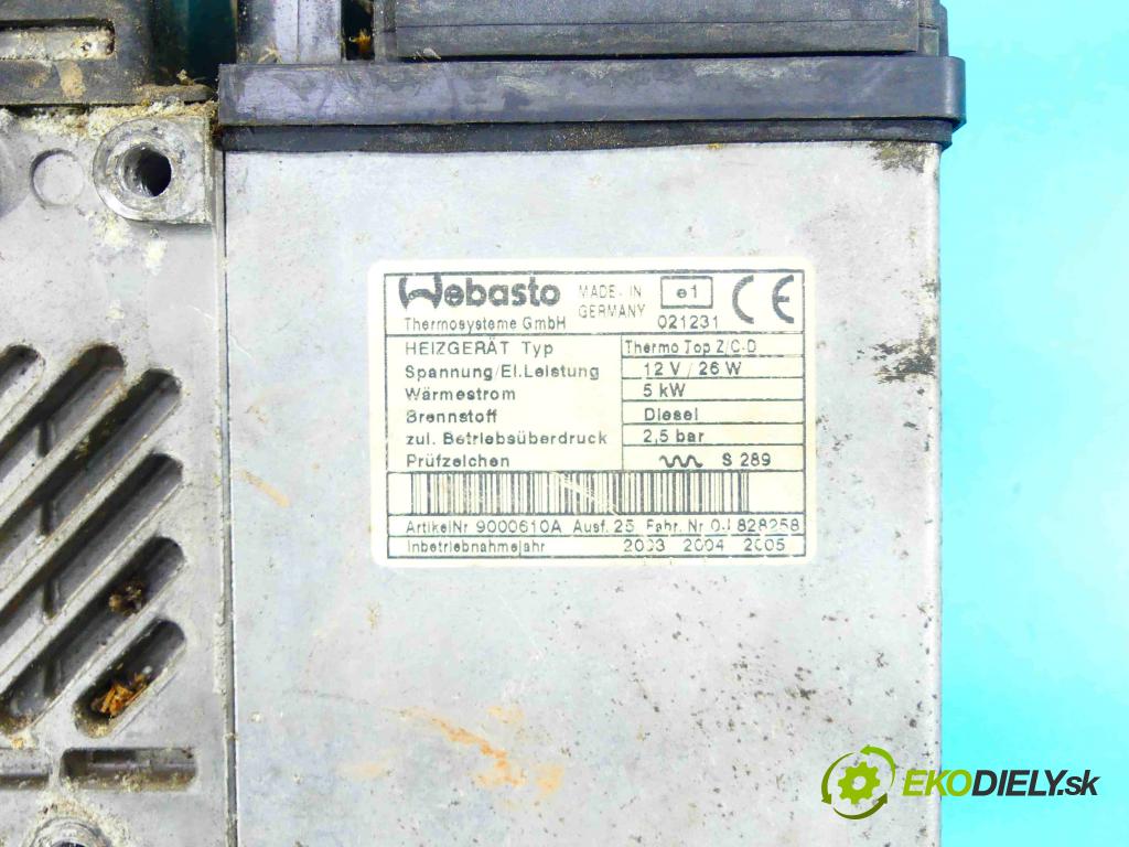 Mazda 6 I GG 2002-2007 2.0 citd 143 hp manual 105 kW 1998 cm3 5- Webasto 66724A (Webasto ohřívače)