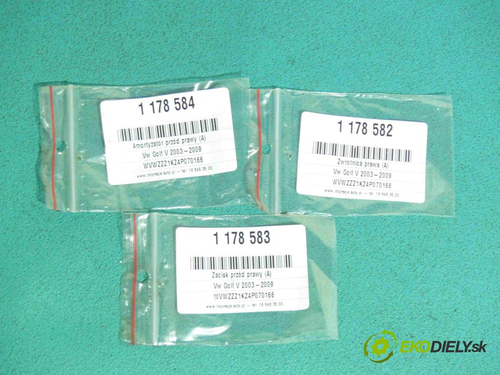 Vw Golf V 2003-2009 1.6 SR 102 HP manual 75 kW 1595 cm3 3- náboj pravé  (Náboje)