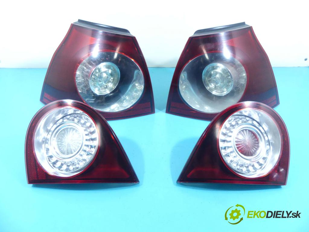 Vw Golf V 2003-2009 1.6 SR 102 HP manual 75 kW 1595 cm3 3- svetlo / reflektor zadné ľavé 1K0052204 (Ostatné)