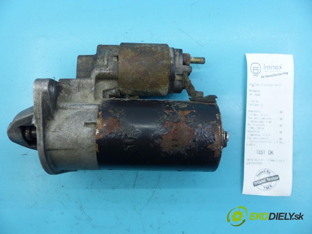 Fiat Punto II 1999-2010 1.9 jtd 86 HP manual 63 kW 1910 cm3 5- štartér 0001108202 (Štartéry)