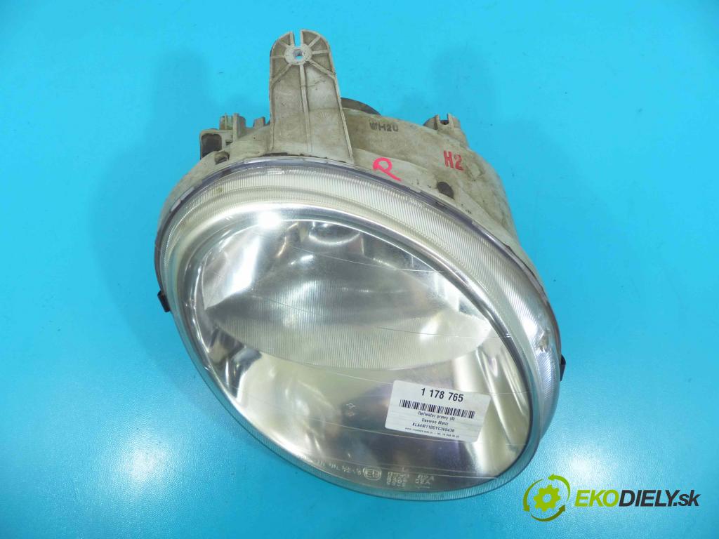 Daewoo Matiz 0.8 51KM manual 37,5 kW 796 cm3 5- Reflektor: pravý  (Pravé)