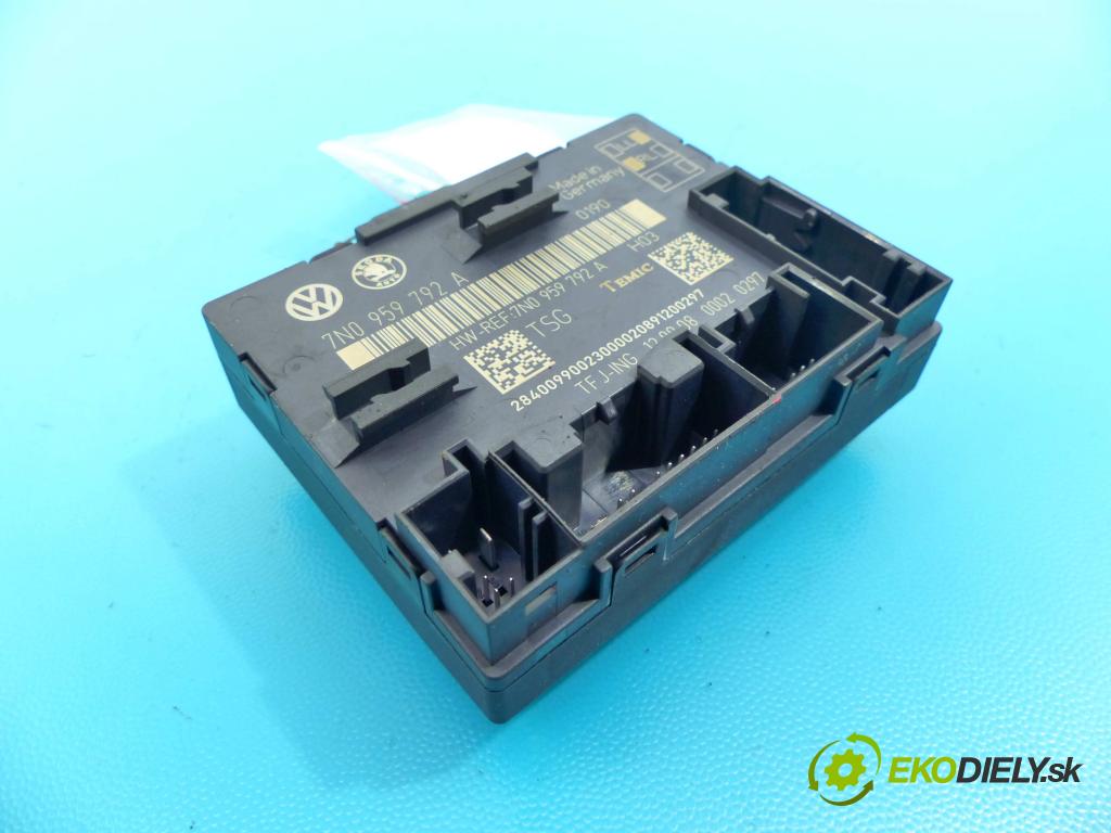 Skoda Superb II 2008-2015 2.0 tdi 170 HP manual 125 kW 1968 cm3 4- modul riadiaca jednotka 7N0959792A (Ostatné)