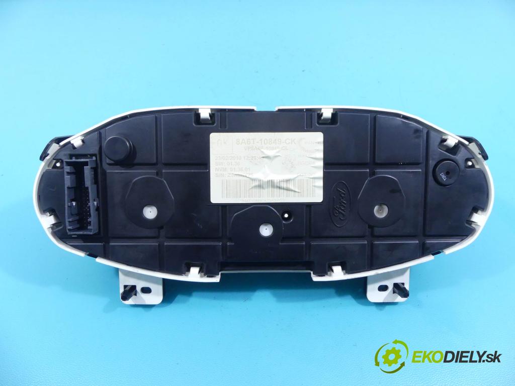 Ford Fiesta Mk7 2008-2017 1.6 tdci 90 HP manual 66 kW 1560 cm3 5- prístrojovka/ budíky 8A6T-10849-CK (Prístrojové dosky, displeje)