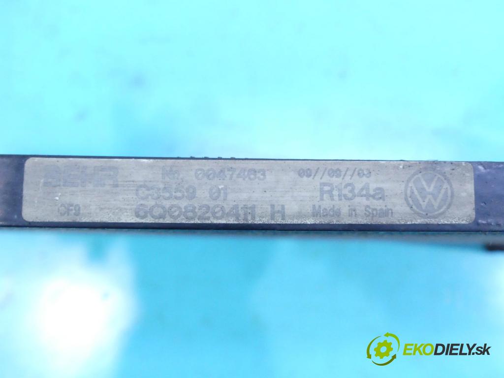 Seat Ibiza III 6L 2002-2008 1.9 tdi 101 HP manual 74 kW 1896 cm3 3- chladič klimatizácie 6Q0820411H (Chladiče klimatizácie)