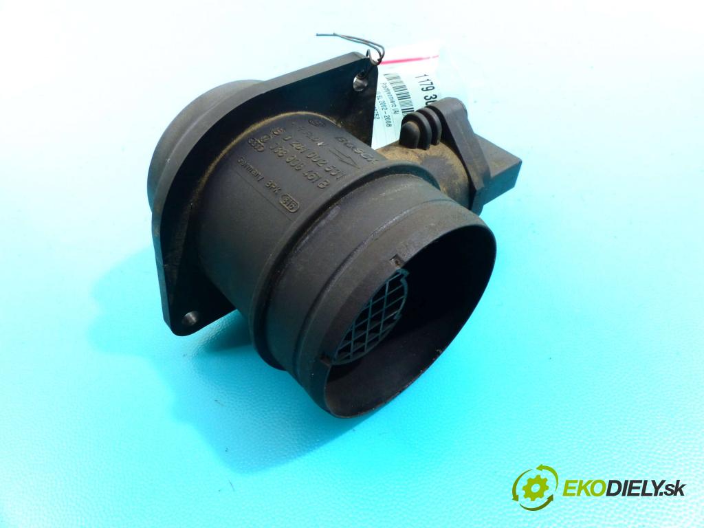 Seat Ibiza III 6L 2002-2008 1.9 tdi 101 HP manual 74 kW 1896 cm3 3- průtokoměr: 0281002531 (Váhy vzduchu)