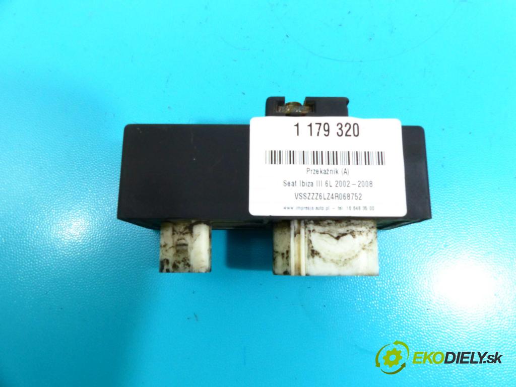 Seat Ibiza III 6L 2002-2008 1.9 tdi 101 HP manual 74 kW 1896 cm3 3- Relé: 1J0919506M (Relé)