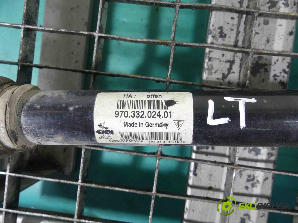 Porsche Panamera I 970 2009-2016 4.8 V8 400KM: automatic 294 kW 4806 cm3 5- poloos ľavé 97033202401 (Poloosy)