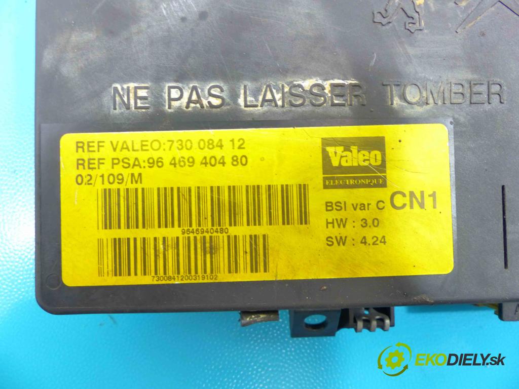 Citroen Xsara II 2000-2004 1.9d 69KM manual 51 kW 1868 cm3 5- modul riadiaca jednotka 9646940480 (Ostatné)