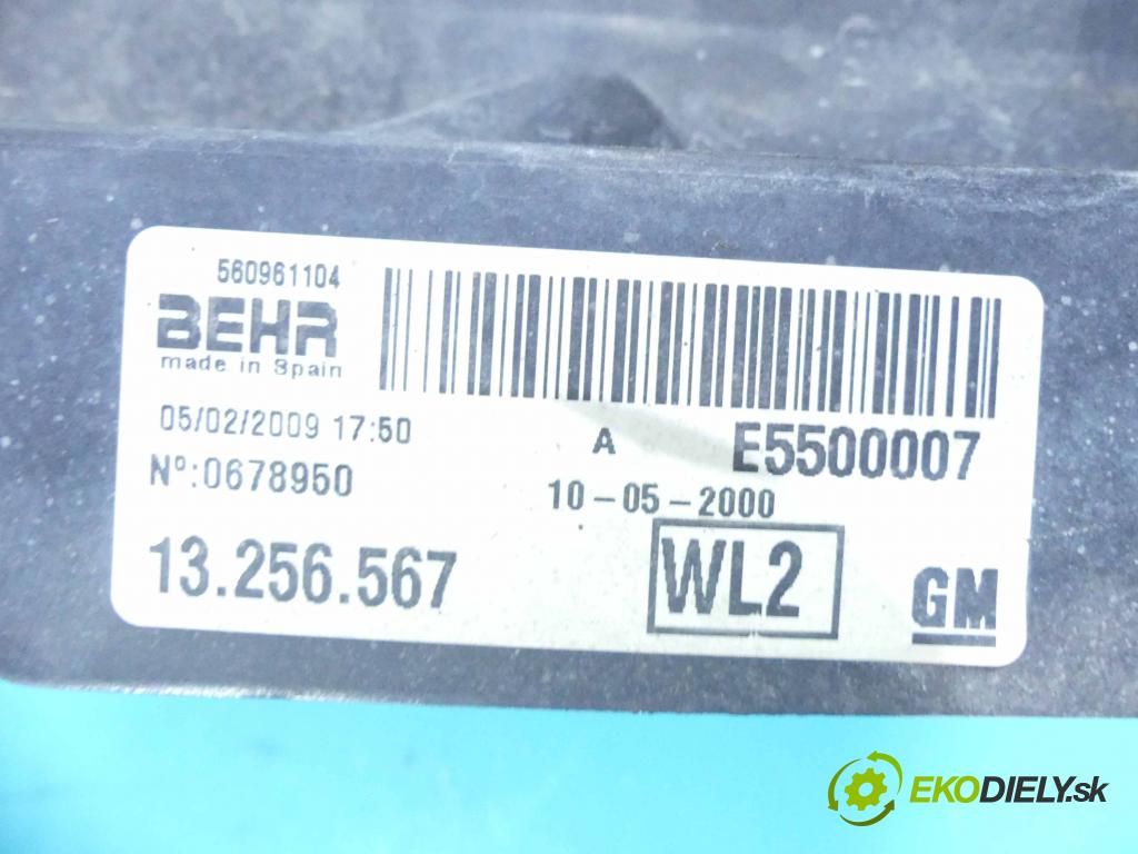 Opel Corsa D 2006-2014 1.4 16v 90 HP manual 66 kW 1364 cm3 5- Ventilátor chladiča 55704030