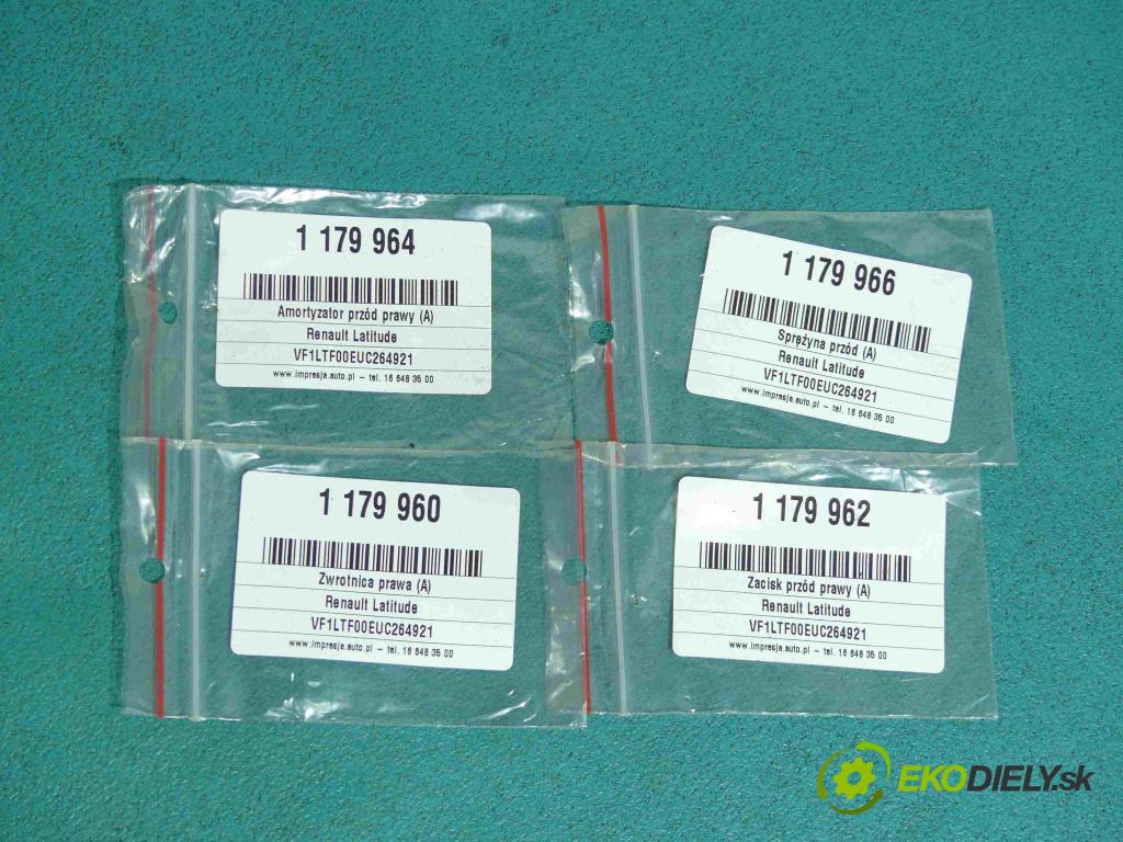 Renault Latitude 2.0 dci 173KM automatic 127 kW 1995 cm3 4- náboj pravé  (Náboje)