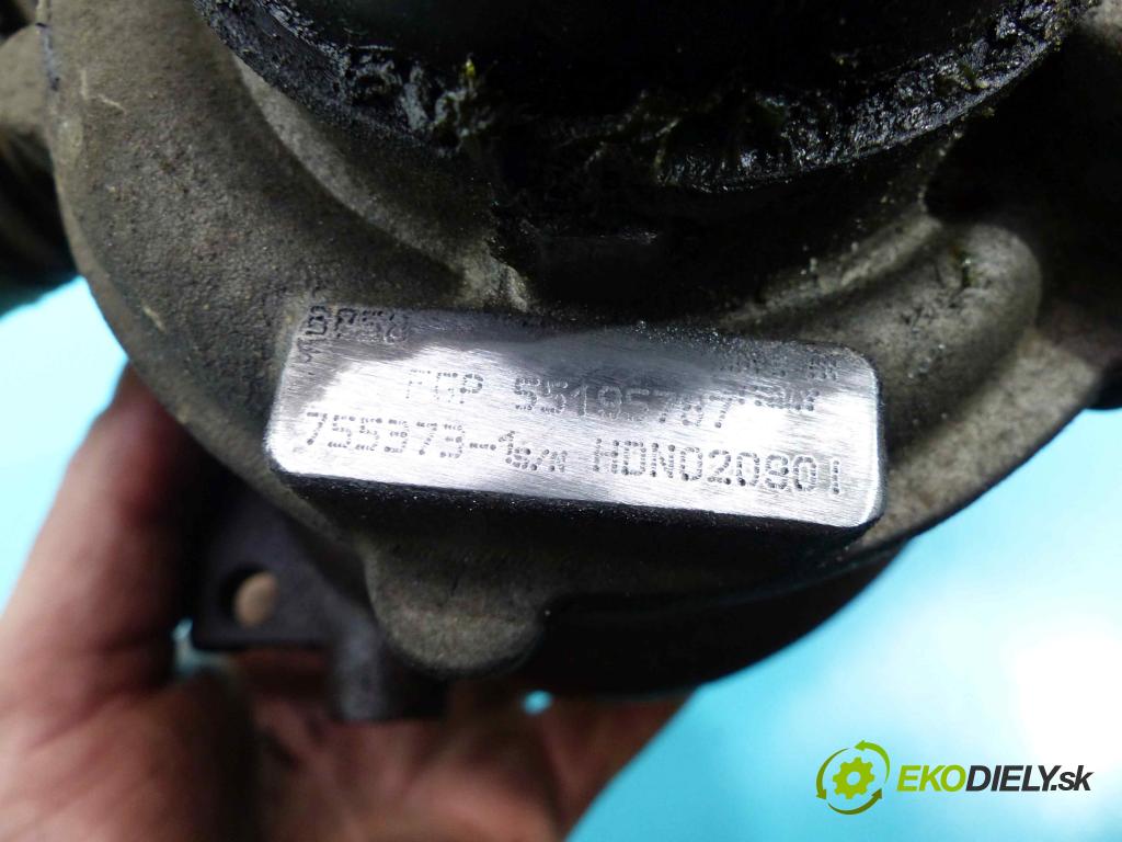 Opel Vectra C 2002-2008 1.9 cdti 120 HP manual 88 kW 1910 cm3 5- turbodúchadlo, turbo 755373-1 (Turbodúchadlá (kompletné))