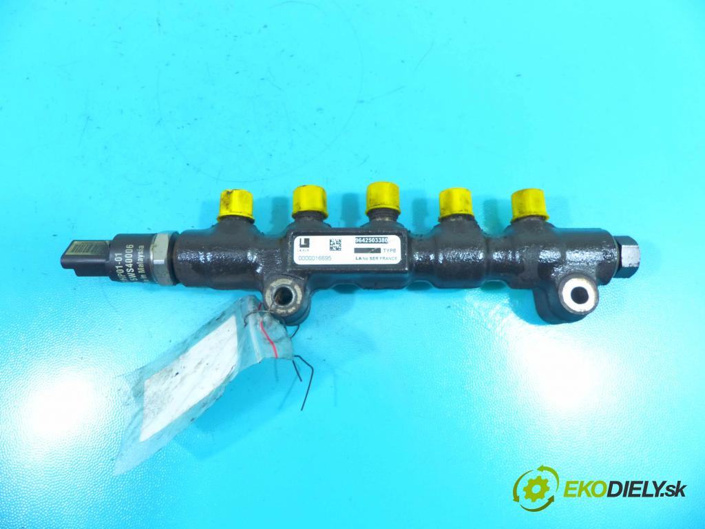 Ford Fiesta Mk6 2002-2008 1.4 tdci 68 HP manual 50 kW 1399 cm3 5- lišta vstrekovacia 9647289180 (Vstrekovacie lišty)