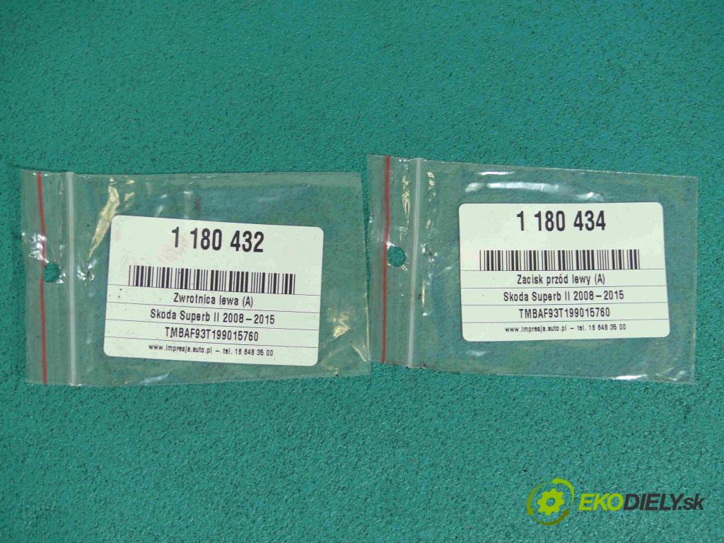 Skoda Superb II 2008-2015 2.0 tdi 170 HP manual 125 kW 1968 cm3 4- náboj ľavé  (Náboje)