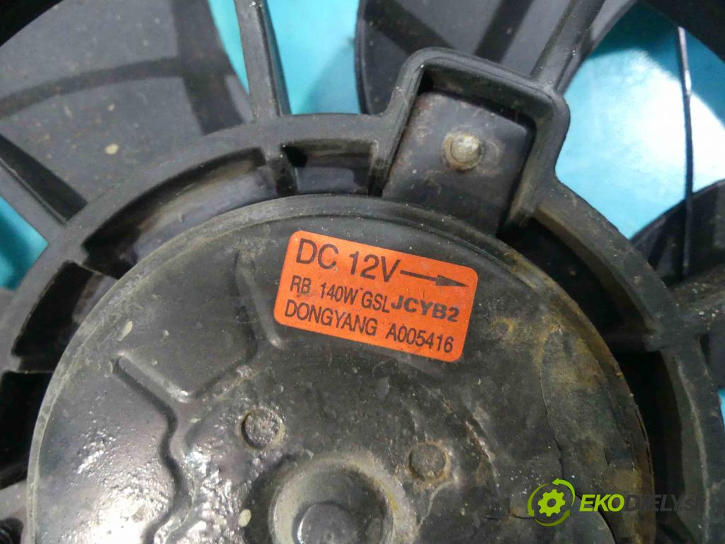 Kia Rio III 2011-2017 1.2 16v 85 HP manual 62,5 kW 1248 cm3 3- Ventilátor chladiča