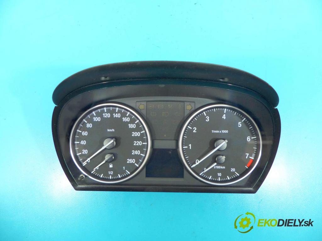 Bmw 3 E90 2005-2013 2.0b 170 HP manual 125 kW 1995 cm3 2- prístrojovka/ budíky 9166839 (Prístrojové dosky, displeje)