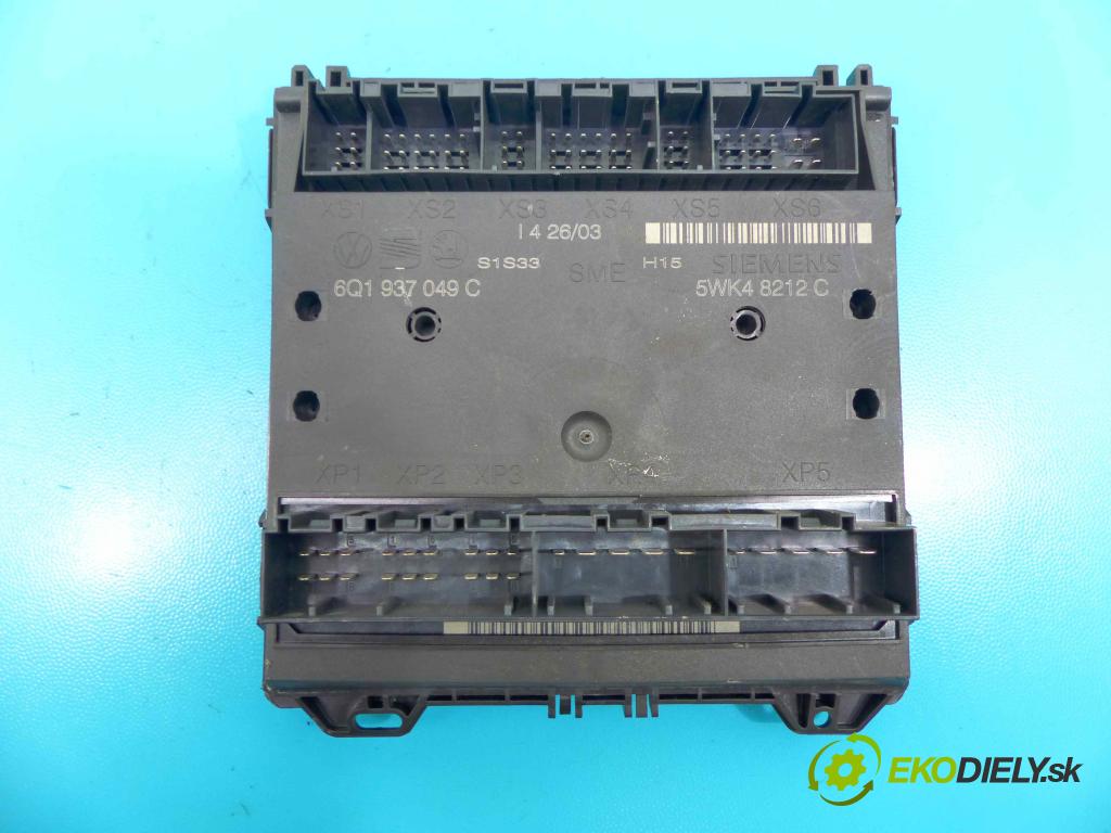 Seat Ibiza III 6L 2002-2008 1.9 tdi 101 HP manual 74 kW 1896 cm3 3- modul riadiaca jednotka 6Q1937049C (Ostatné)