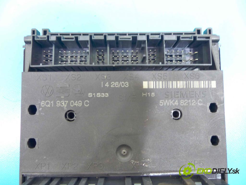 Seat Ibiza III 6L 2002-2008 1.9 tdi 101 HP manual 74 kW 1896 cm3 3- modul riadiaca jednotka 6Q1937049C (Ostatné)
