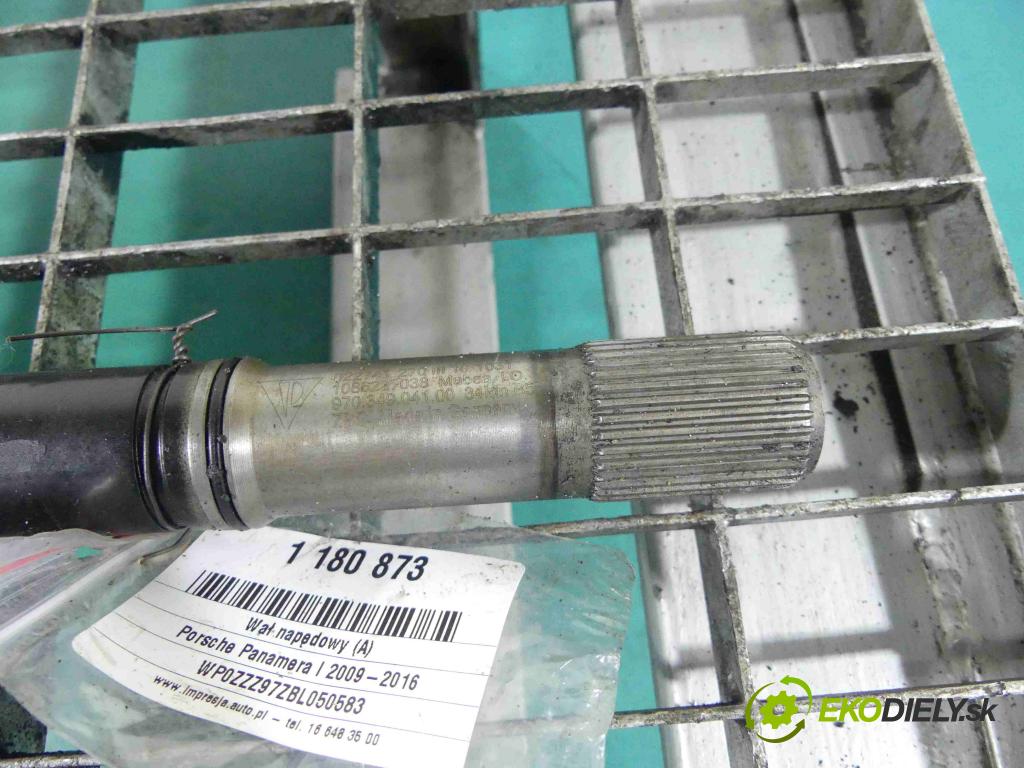 Porsche Panamera I 970 2009-2016 4.8 V8 400KM: automatic 294 kW 4806 cm3 5- Hřídel: motorovy 97034904100 (Kardaňové hriadele)