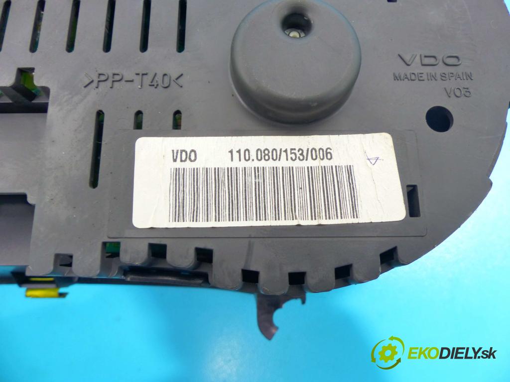 Seat Leon I 1999-2005 1.9 tdi 150 hp manual 110 kW 1896 cm3 5- Přístrojová deska W01M0920822E (Přístrojové desky, displeje)