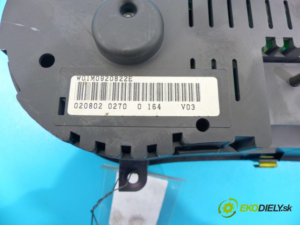 Seat Leon I 1999-2005 1.9 tdi 150 hp manual 110 kW 1896 cm3 5- Přístrojová deska W01M0920822E (Přístrojové desky, displeje)