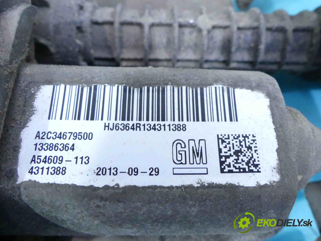 Opel Meriva B 2010-2017 1.4 T 120 HP manual 88 kW 1364 cm3 5- Brzda manuál: A2C34679500 (Ručné brzdy)