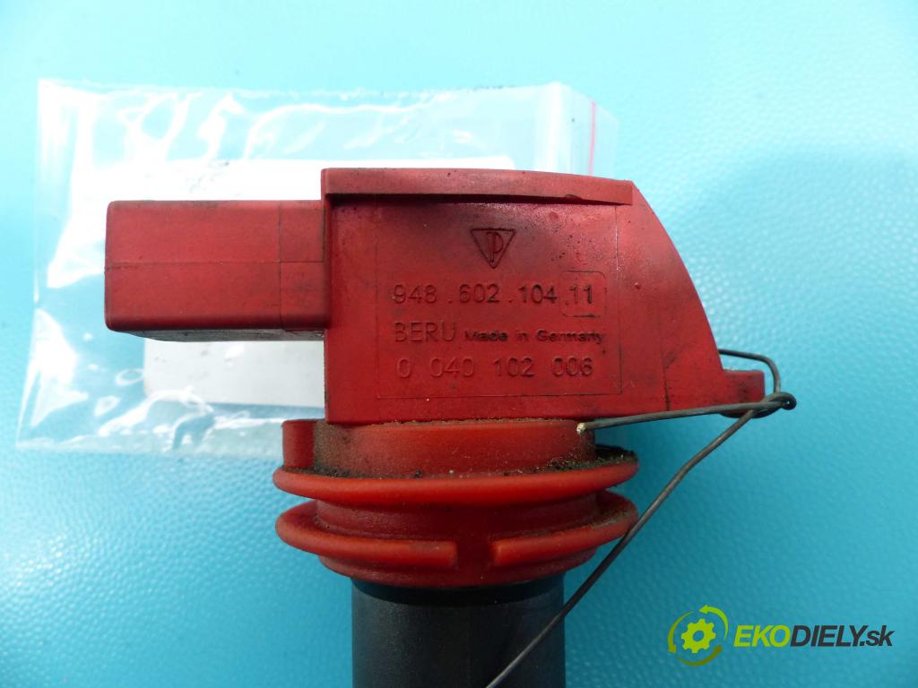 Porsche Panamera I 970 2009-2016 4.8 V8 400KM: automatic 294 kW 4806 cm3 5- cievka zapaľovacia 94860210411 (Zapaľovacie cievky, moduly)