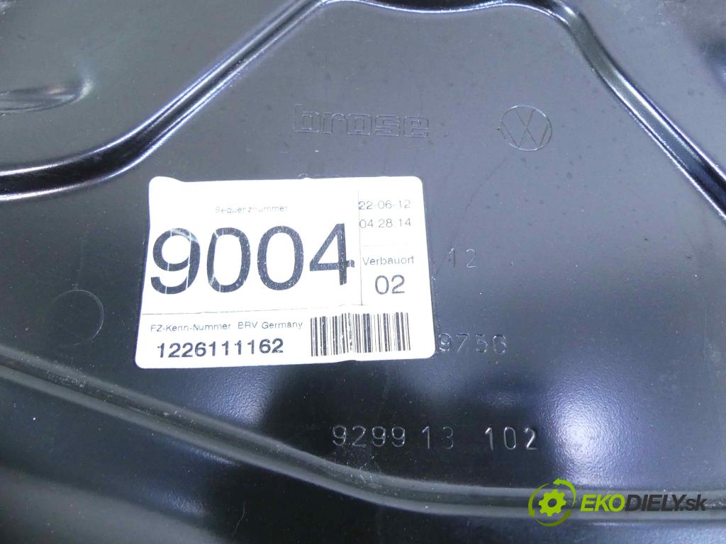 Vw Passat B7 2010-2014 2.0 tdi 140 hp manual 103 kW 1968 cm3 4- mechanismus stahování zadní pravý 1226111162
