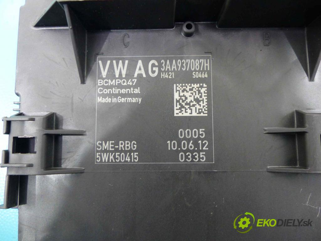 Vw Passat B7 2010-2014 2.0 tdi 140 HP manual 103 kW 1968 cm3 4- modul riadiaca jednotka 3AA937087H (Ostatné)