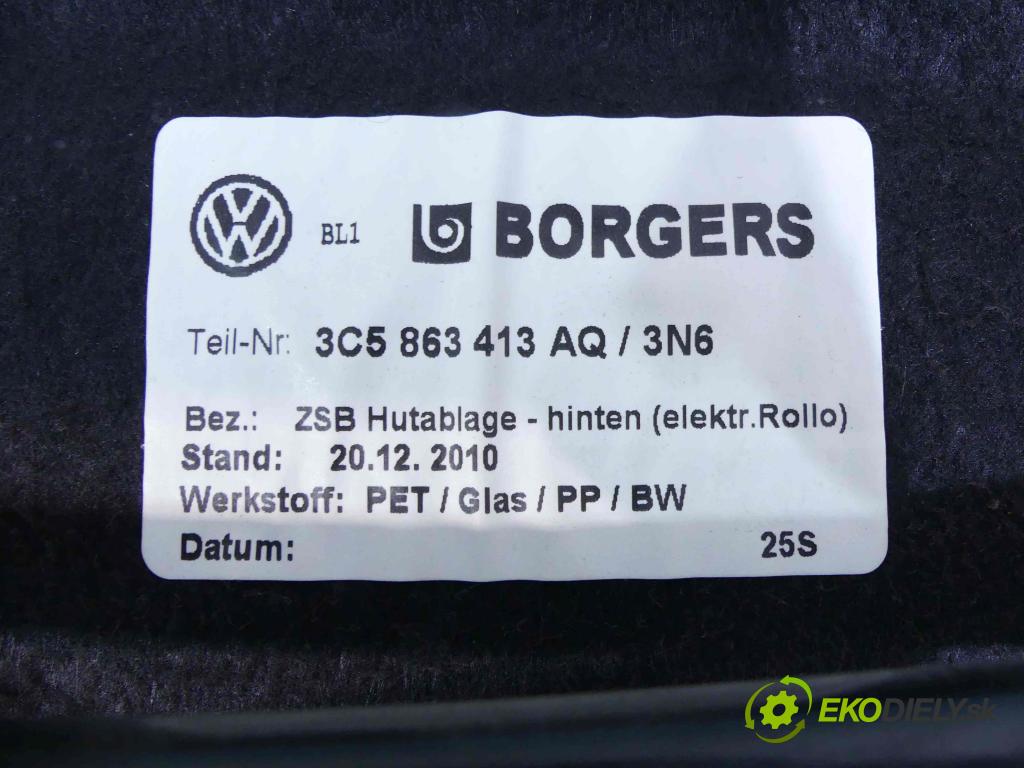 Vw Passat B7 2010-2014 2.0 tdi 140 HP manual 103 kW 1968 cm3 4- roleta 3C5863413AQ (Rolety kufra)