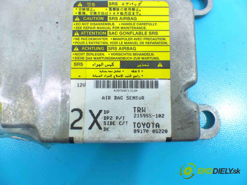 Toyota Avensis II T25 2003-2008 2.2 D4D 150 HP manual 110 kW 2231 cm3 4- modul riadiaca jednotka 89170-05220 (Ostatné)
