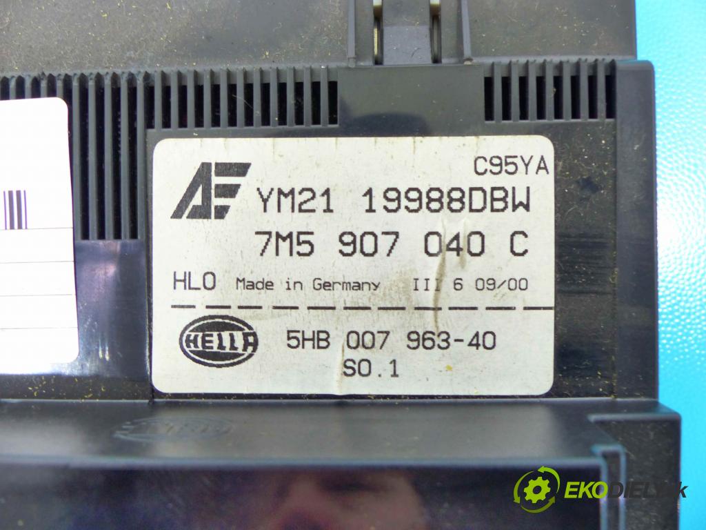 Ford Galaxy Mk1 1995-2006 2.3b 145 HP manual 107 kW 2295 cm3 5- panel kúrenia 7M5907040C