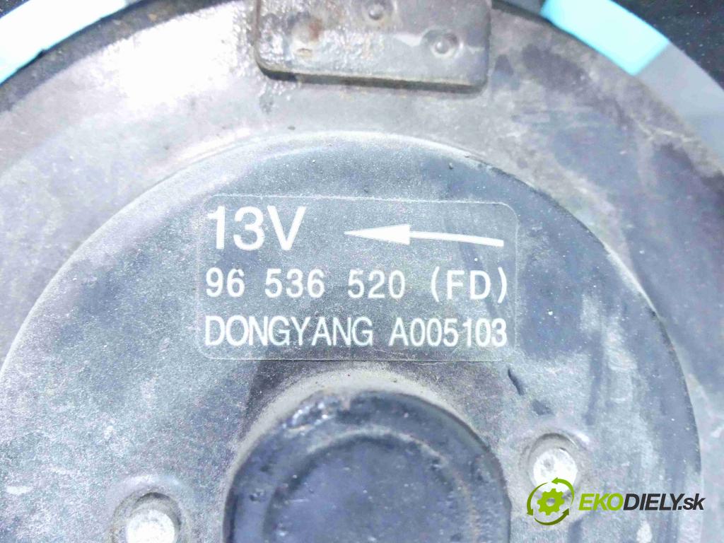 Chevrolet Aveo T200 2003-2008 1.4 16v 94 HP automatic 69 kW 1399 cm3 5- Ventilátor chladiča 96536520