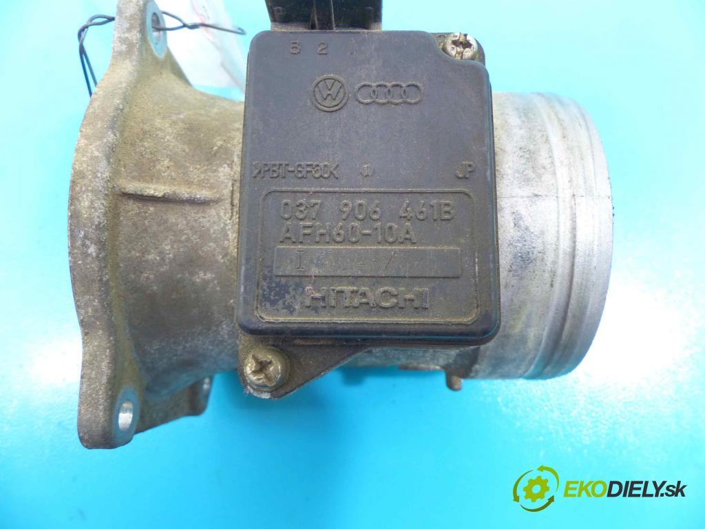 Audi A4 B5 1994-2001 1.8 20v 125 HP manual 92 kW 1781 cm3 5- průtokoměr: 037906461B (Váhy vzduchu)