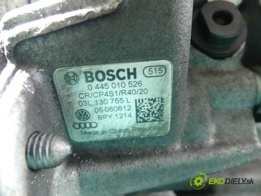Vw Passat B7 2010-2014 2.0 tdi 140 HP manual 103 kW 1968 cm3 4- čerpadlo vstrekovacia 0445010526 (Vstrekovacie čerpadlá)
