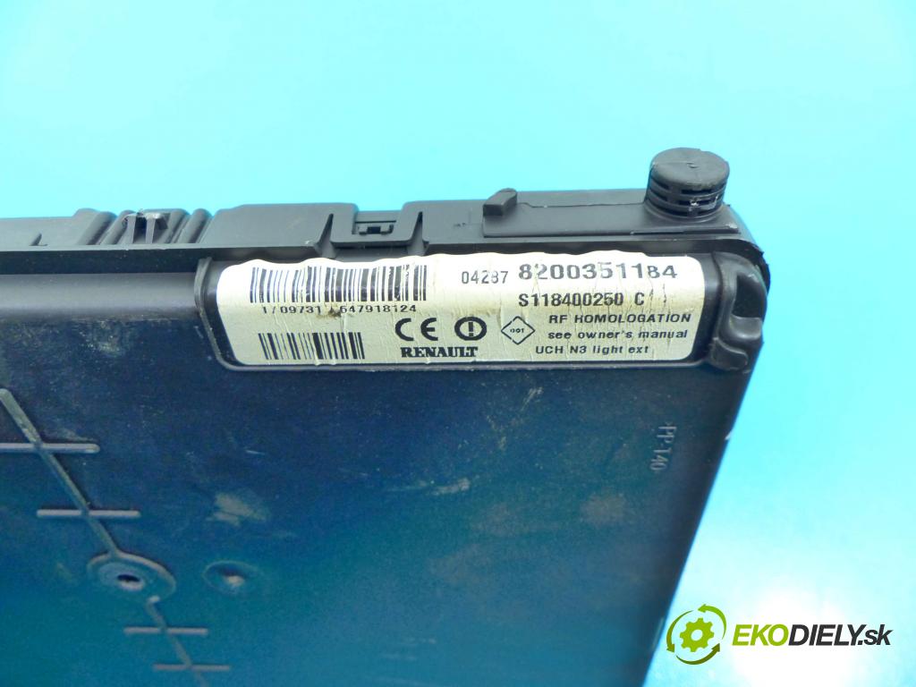 Renault Scenic II 2003-2009 1.9 dci 120 HP manual 88 kW 1870 cm3 5- modul riadiaca jednotka 8200351184 (Ostatné)