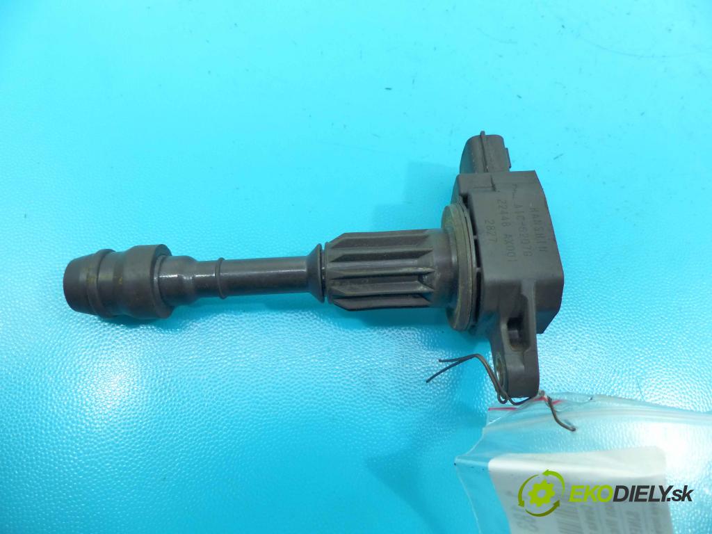 Nissan Micra K12 2003-2010 1.2 16v 65 HP manual 48 kW 1240 cm3 3- cievka zapaľovacia 22448-AX001 (Zapaľovacie cievky, moduly)