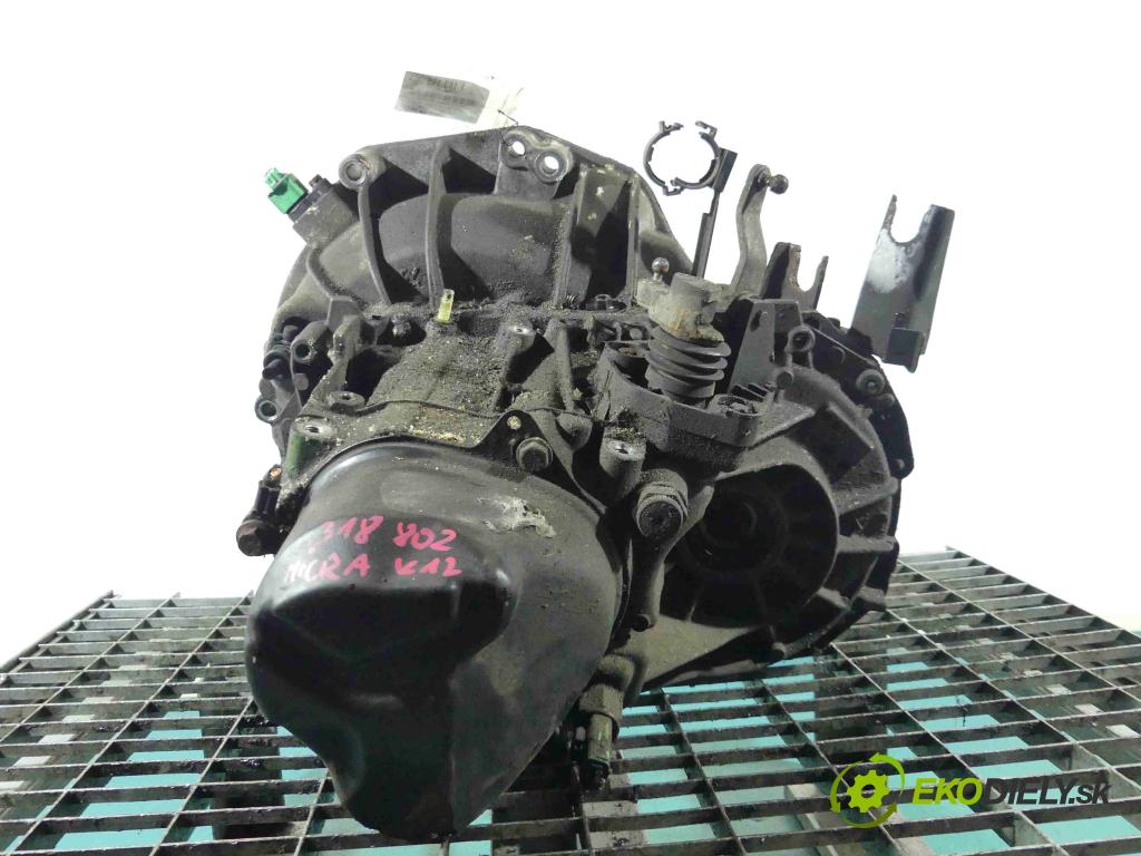 Nissan Micra K12 2003-2010 1.2 16v 65 HP manual 48 kW 1240 cm3 3- prevodovka stupeň,rýchlosť manual JH3103