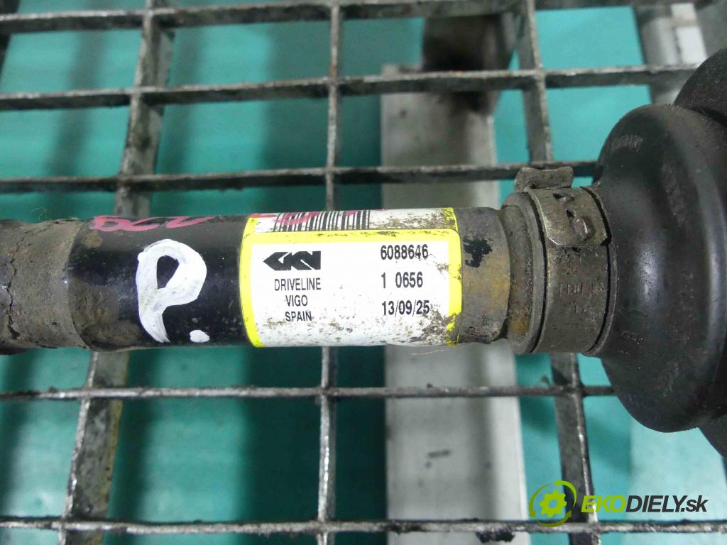 Opel Meriva B 2010-2017 1.4 T 120 HP manual 88 kW 1364 cm3 5- poloos pravé 13248627 (Poloosy)