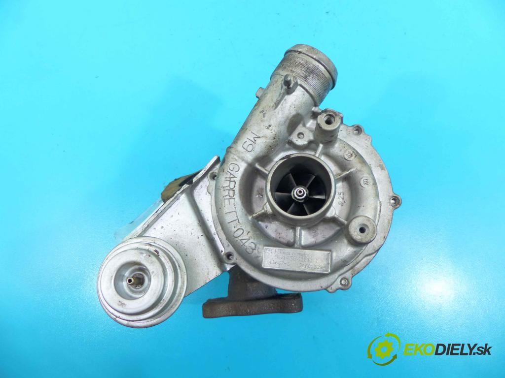 Peugeot 807 2002-2014 2.0 hdi 107 HP manual 79 kW 1997 cm3 5- turbodúchadlo, turbo 713667-3 (Turbodúchadlá (kompletné))