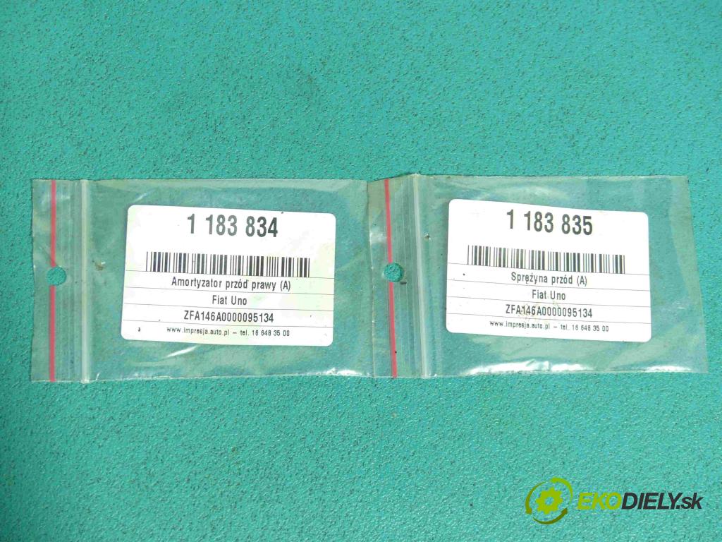 Fiat Uno 0.9 39 HP manual 29 kW 899 cm3 5- tlmič predné pravý  (Ostatné)