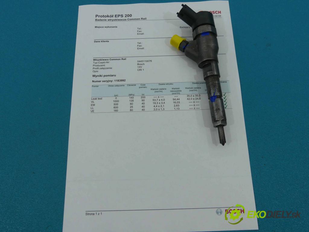 Peugeot 307 2.0 hdi 90 HP manual 66 kW 1997 cm3 5- vstrek 0445110076 (Vstrekovače)